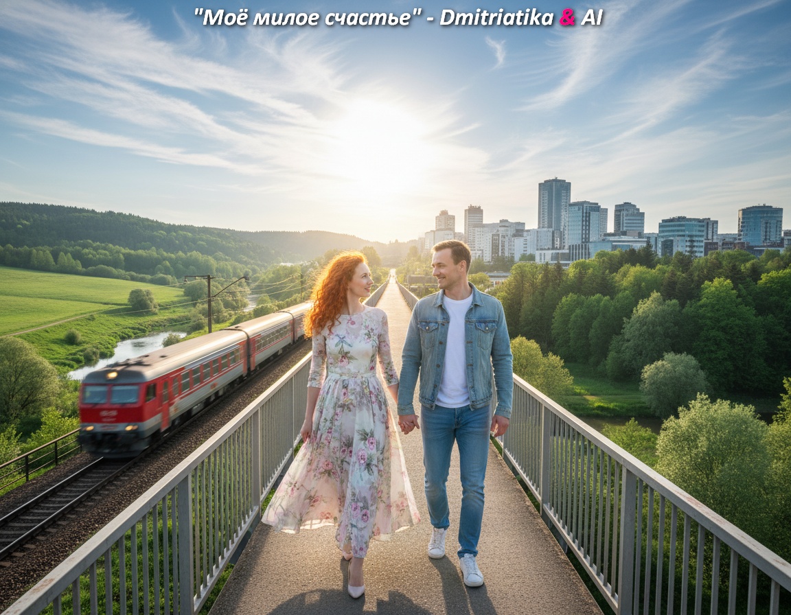 Моё милое счастье - стихи, песня. (Дмитрий Митин).