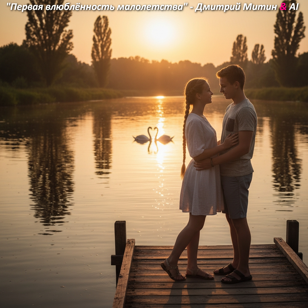 Первая влюблённость малолетства (Стихи & песня)  Дмитрий Митин & AI Brev.ai